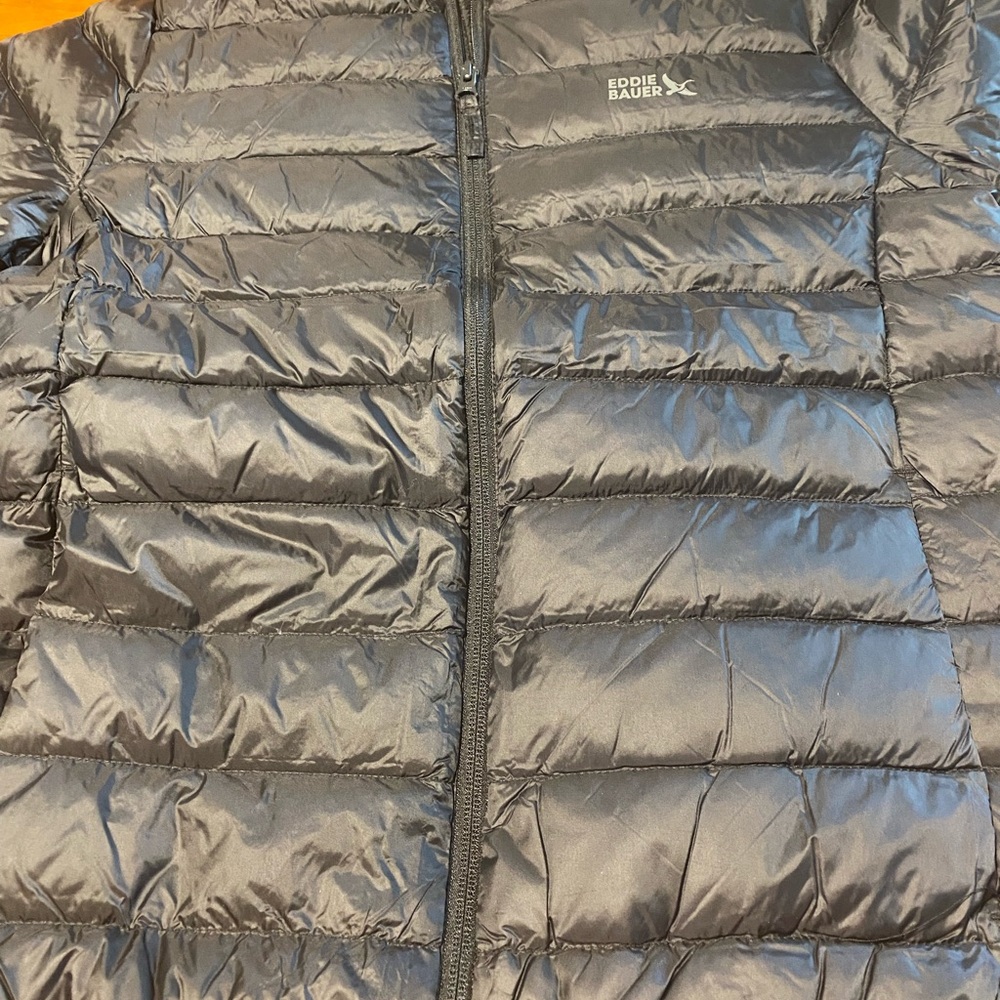 Eddie Bauer Black Kids Puffer Jacket
